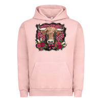 Pigment Salmon v.d. cow and roses Urban Hoodie - AdoDesignShop