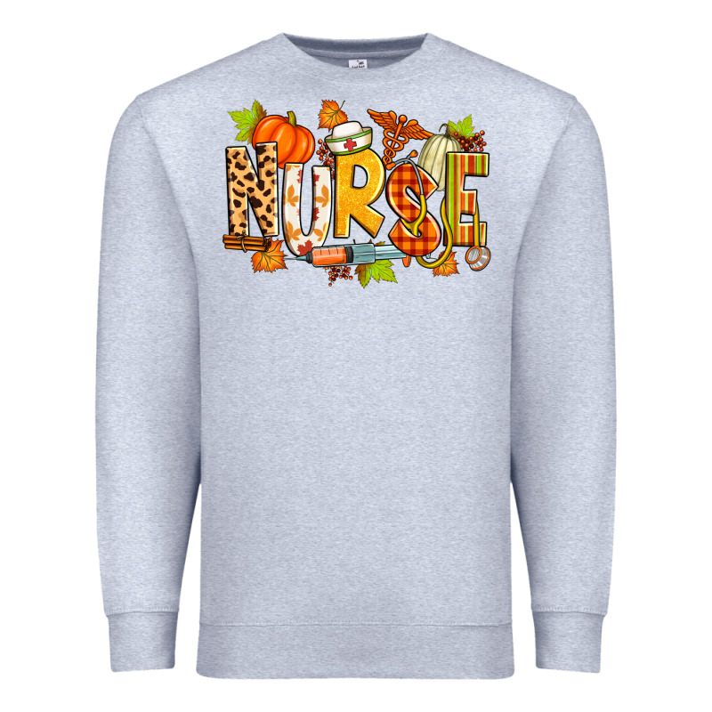 Fall Nurse Premium Sweatshirt by Zillion Design Studio | Teevron