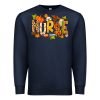 Navy fall nurse Premium Sweatshirt - Zillion Design Studio