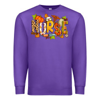Purple fall nurse Premium Sweatshirt - Zillion Design Studio