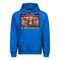 Cobalt be my valentine with cow Urban Hoodie - AdoDesignShop