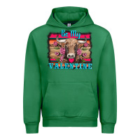 Emerald be my valentine with cow Urban Hoodie - AdoDesignShop