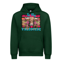 Forest Green be my valentine with cow Urban Hoodie - AdoDesignShop