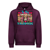 Mauve Wine be my valentine with cow Urban Hoodie - AdoDesignShop
