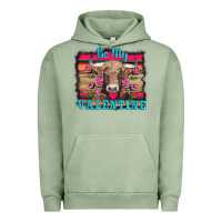 Pigment Oil Green be my valentine with cow Urban Hoodie - AdoDesignShop