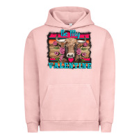 Pigment Salmon be my valentine with cow Urban Hoodie - AdoDesignShop