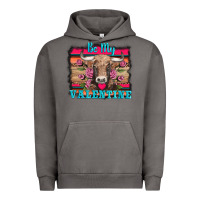 Pigment Tornado be my valentine with cow Urban Hoodie - AdoDesignShop