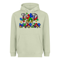 Matcha dad of a warrior Heavyweight Hoodie - Zillion Design Studio