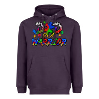 Plum dad of a warrior Heavyweight Hoodie - Zillion Design Studio