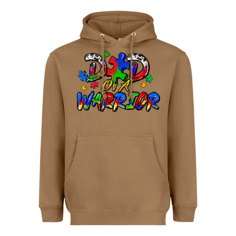 Dad Of A Warrior Heavyweight Hoodie by Zillion Design Studio | Teevron