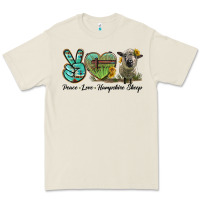 Bone Peace Love Hampshire Sheep Premium Tee - LillyAllenDesigns