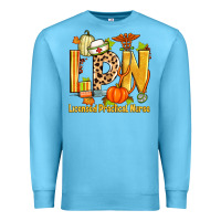 Ocean Blue fall lpn licensed practical nurse Premium Sweatshirt - Zillion Design Studio