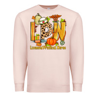 Pale Pink fall lpn licensed practical nurse Premium Sweatshirt - Zillion Design Studio