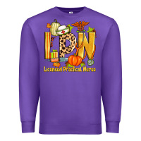 Purple fall lpn licensed practical nurse Premium Sweatshirt - Zillion Design Studio