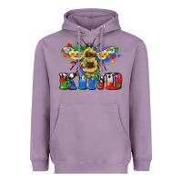 Lavender bee kind autism Heavyweight Hoodie - Zillion Design Studio