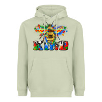 Matcha bee kind autism Heavyweight Hoodie - Zillion Design Studio