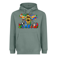 Sage bee kind autism Heavyweight Hoodie - Zillion Design Studio
