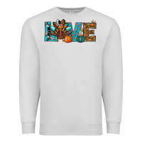 Dove Grey love thanksgivings turkey Premium Sweatshirt - RanaPortraitStore