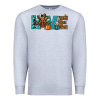Heather Grey love thanksgivings turkey Premium Sweatshirt - RanaPortraitStore