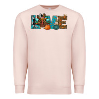 Pale Pink love thanksgivings turkey Premium Sweatshirt - RanaPortraitStore
