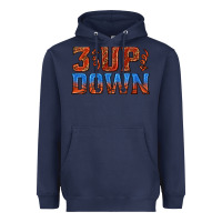 Navy 3 up 3 down basketball Heavyweight Hoodie - texasbilliewilder
