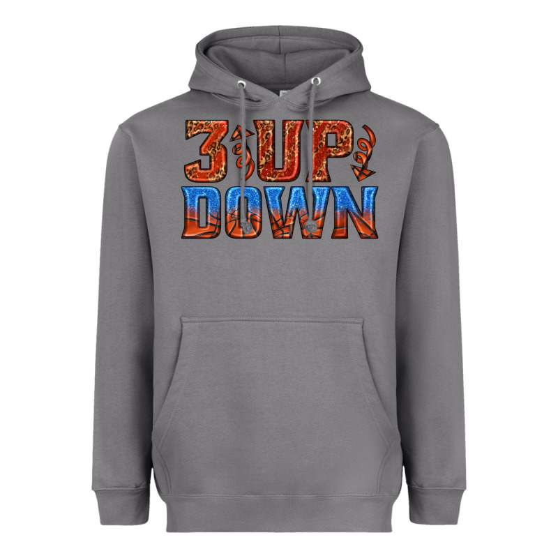 3 Up 3 Down Basketball Heavyweight Hoodie by texasbilliewilder | Teevron