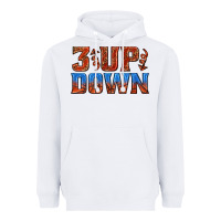 White 3 up 3 down basketball Heavyweight Hoodie - texasbilliewilder