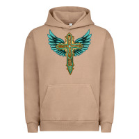 Pigment Burro wing cross Urban Hoodie - Artiststas