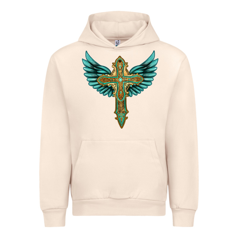 Wing Cross Urban Hoodie by Artiststas | Teevron