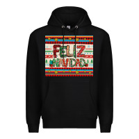 Black feliz navidad spanish christmas Premium Hoodie - Jasminsmagicworld