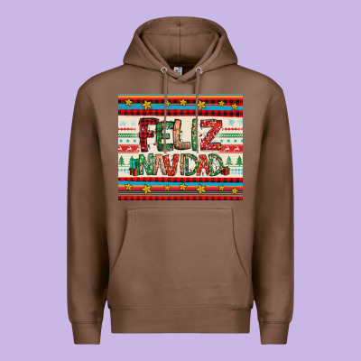 Feliz Navidad Spanish Christmas Premium Hoodie Designed By Jasminsmagicworld
