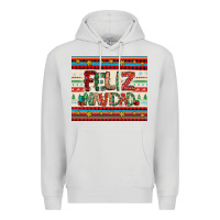 Dove Grey feliz navidad spanish christmas Premium Hoodie - Jasminsmagicworld