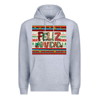 Heather Grey feliz navidad spanish christmas Premium Hoodie - Jasminsmagicworld