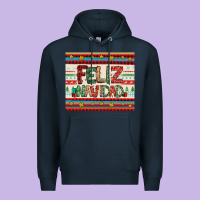 Feliz Navidad Spanish Christmas Premium Hoodie Designed By Jasminsmagicworld