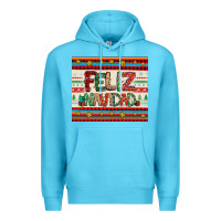 Ocean Blue feliz navidad spanish christmas Premium Hoodie - Jasminsmagicworld