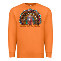 Carrot gobble till you wobble thanksgiving rainbow Premium Sweatshirt - RanaPortraitStore