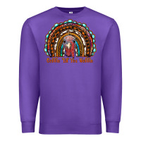 Purple gobble till you wobble thanksgiving rainbow Premium Sweatshirt - RanaPortraitStore