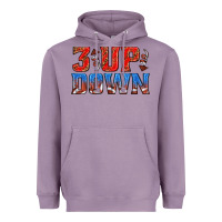 Lavender 3 up 3 down football Heavyweight Hoodie - texasbilliewilder