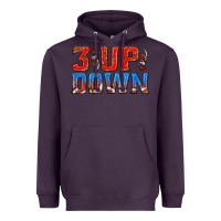 3 Up 3 Down Football Heavyweight Hoodie | Teevron