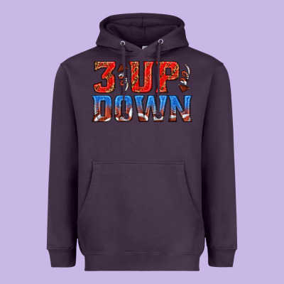 Heavyweight Hoodie 3 up 3 down football