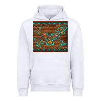 White western thunderbird and arrow with aztec leopard Urban Hoodie - Artiststas