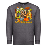 Charcoal Heather fall cna certified nursing assistant Premium Sweatshirt - Zillion Design Studio