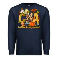 Navy fall cna certified nursing assistant Premium Sweatshirt - Zillion Design Studio