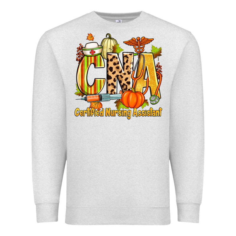 Fall Cna Certified Nursing Assistant Premium Sweatshirt by Zillion Design Studio | Teevron