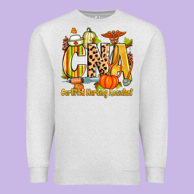 Fall Cna Certified Nursing Assistant Premium Sweatshirt Designed By Zillion Design Studio