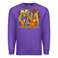 Purple fall cna certified nursing assistant Premium Sweatshirt - Zillion Design Studio