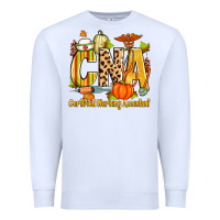 White fall cna certified nursing assistant Premium Sweatshirt - Zillion Design Studio