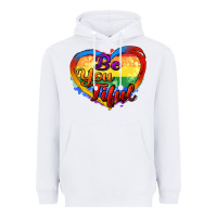 White be you tiful Heavyweight Hoodie - Zillion Design Studio