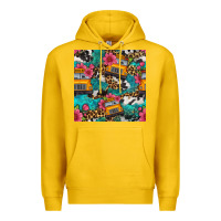 Lemon western school bus seamless pattern Premium Hoodie - BundleAndBundleShop