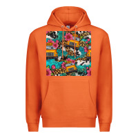 Carrot western school bus seamless pattern Premium Hoodie - BundleAndBundleShop